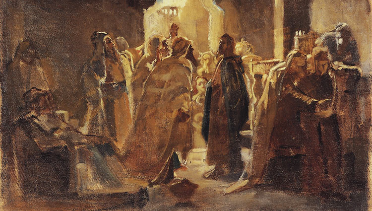 Jésus à la synagogue