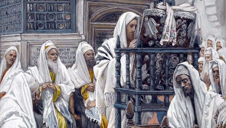 Jésus déroule le livre