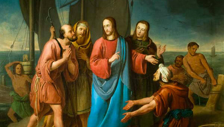 Le Christ appelle ses premiers disciples