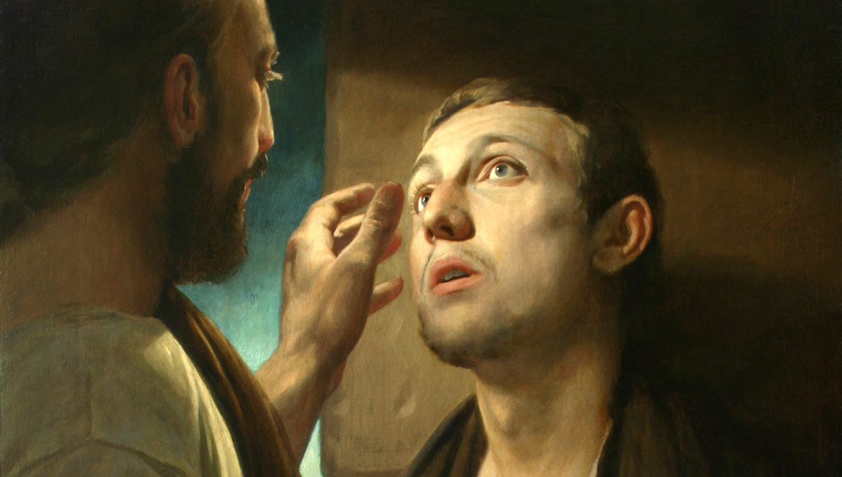 Jésus guérit un aveugle