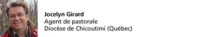 Jocelyn Girard, agent de pastorale