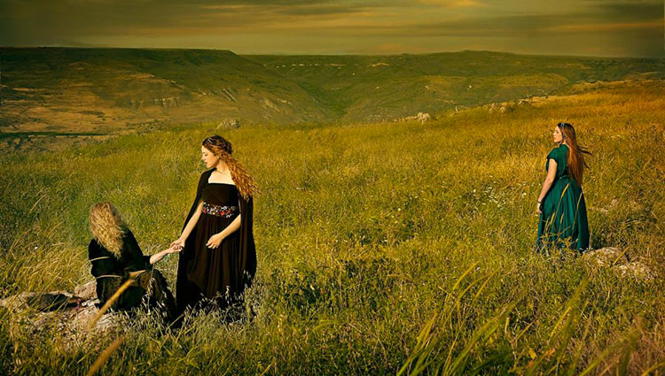 Noémie, Ruth et Orpa