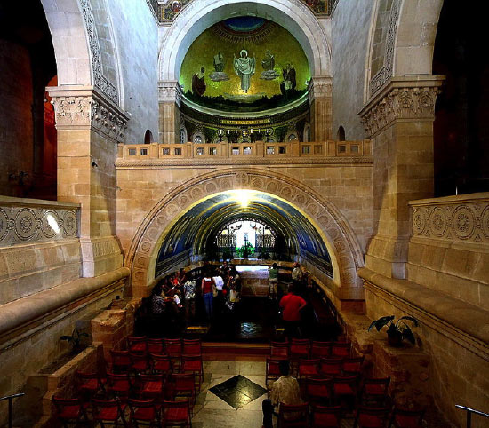 intérieur de l'église de la Transfiguration